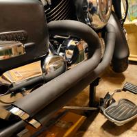 Marmitte drag pipe Yamaha dragstar 650