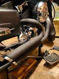 Marmitte drag pipe Yamaha dragstar 650