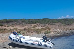 Gommone completo con motore 