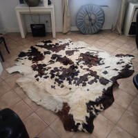 TAPPETO DI MUCCA AUTENTICO, NATURALE e marchiato