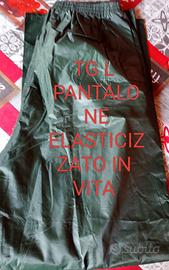 COMPLETO ANTIPIOGGIA PER MOTO ED ALTRO TG.L NUOVO 