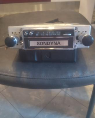 Autoradio epoca FM e lettore cassette stereo 8