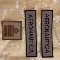 Lotto di tre patch aeronautica