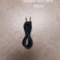 Doppio cavo jack 50 cm