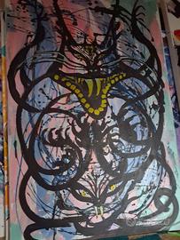 Opere pittura acrilico varie misure 80x90, o 40x60