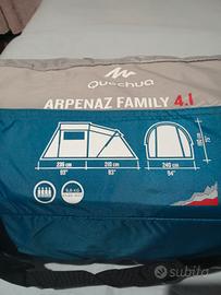 tenda per campeggio 