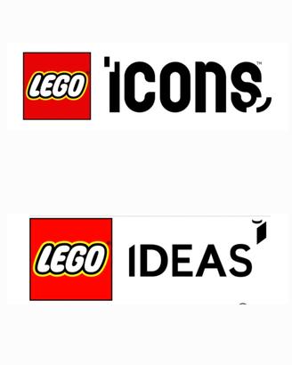 Set Lego Icons Ideas Editions NUOVI SIGILLATI