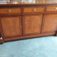 Credenza con radica di mirto anni 60 / 70