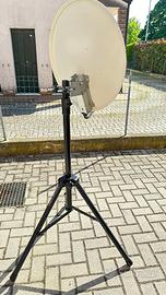 PARABOLA SAT PER TV CAMPEGGIO