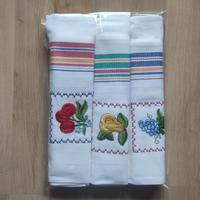 Set 3 canovacci strofinacci asciugapiatti nuovi 