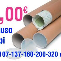 TUBI CARTONE grande formato diam 76 mm. spedizioni