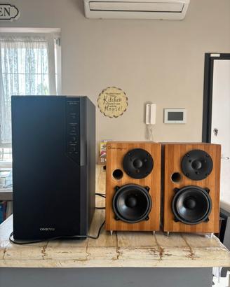 Altoparlanti ciare e sub onkyo