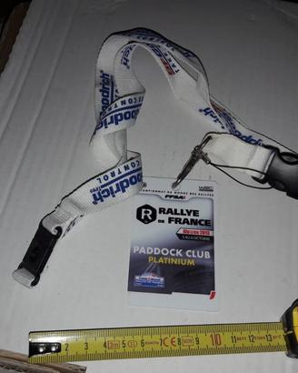 Badge pass platinum  Rallye de France alsace 2013