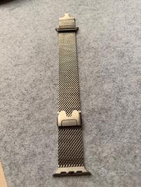 Cinturino Apple Watch Maglia Milanese Titanio