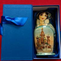 Matrioska Russa Blu 7 pz. Esemplare Unico One-Off
