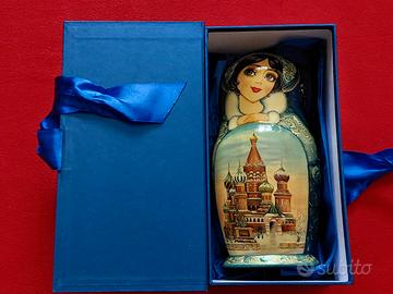 Matrioska Russa Blu 7 pz. Esemplare Unico One-Off