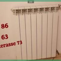 TERMOSIFONE , radiatore in alluminio ad 8 elementi