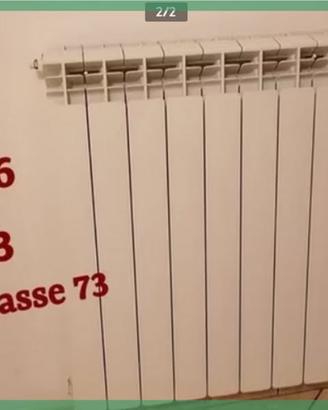 TERMOSIFONE , radiatore in alluminio ad 8 elementi