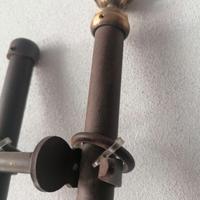 Bastoni in ferro per tende doppie