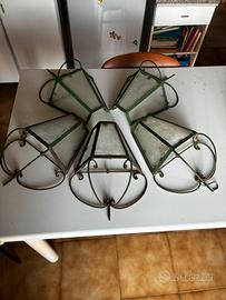 Lanterne applique da parete vintage antiche