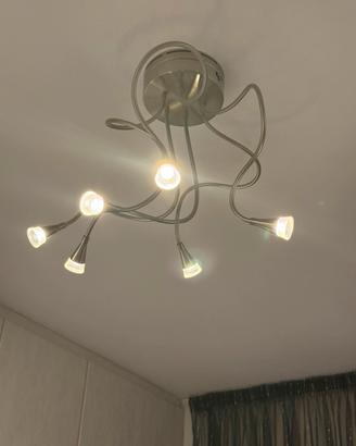 Lampadario bracci orientabili   + 2 lampade  LED