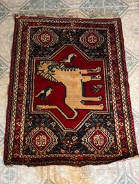 Tappeto Persiano Tribale Leone "Sher Gabbeh"