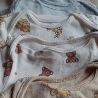 5 Body in cotone taglia 1-3 mesi