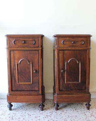 Coppia Di Comodini Restaurati Luigi Filippo XIX S.