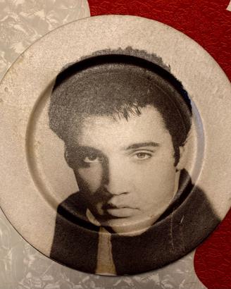 Piatto Plate Elvis Presley Rarità in Plastica Dura