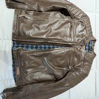 Giacca Moto Pelle IXON Torque Marrone