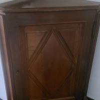 credenza ad angolo in noce
