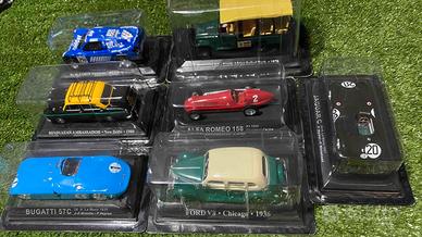 MODELLINI AUTO 7Pezzi DA COLLEZIONE 1/43