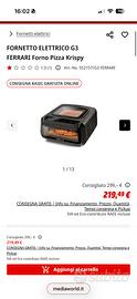 Fornetto Elettrico G3 Ferrari Forno Pizza Krispy