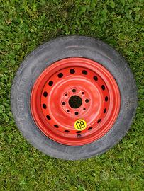 ruotino di scorta per fiat panda/punto 4×98mm