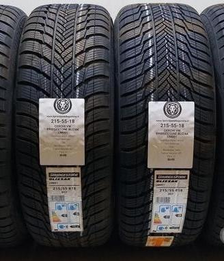 4 gomme e cerchi vw bridgestone 215 55 18 a35549