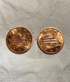 Monete 5 Centesimi di euro Italia 2002 FDC