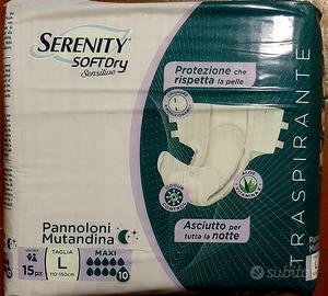 N.3 SERENITY SOFT DRY SENSITIVE MAXI L 15pz