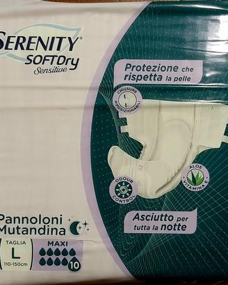 N.3 SERENITY SOFT DRY SENSITIVE MAXI L 15pz