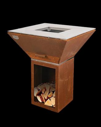 CLEMENTI BARBECUE A LEGNA COLORADO 80 x 80 cm.