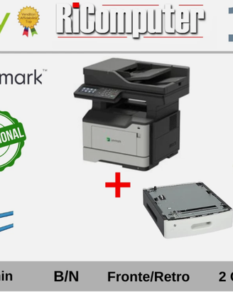 Stampante Lexmark MX522 Multifunzione 2 Cassetti