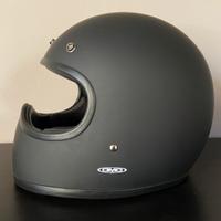 Casco DMD RACER M Nero Omologato Scrambler Cafe