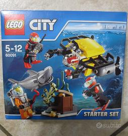 Lego city 60091 completo 100% scatola istruzioni
