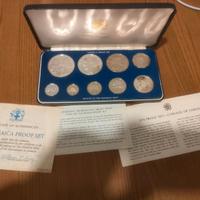 Lotto argento Jamaica proof set 1978