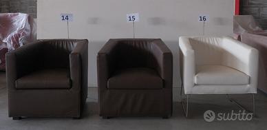 Poltrone artigianali in pelle