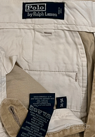 Pantalone uomo Polo Ralph Lauren Vintage  velluto