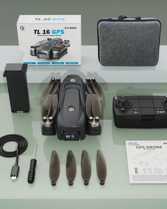Drone Pieghevole Talatoyus TL16 GPS con Telecamera