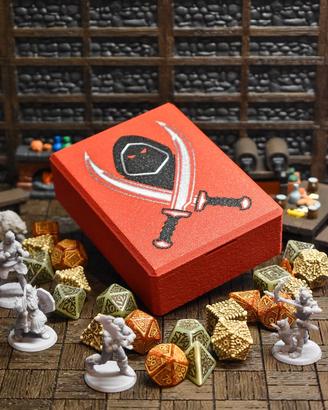 Adventurer Box – Porta Dadi e Miniature