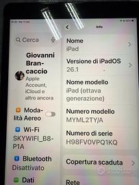 IPad 8ª gen 128GB Wi-Fi+Cellular