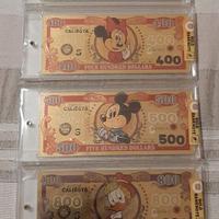 Disney - 6 Banconote Serie Completa 2025