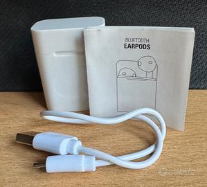 Air Pods Auricolari con custodia per Cellulare
